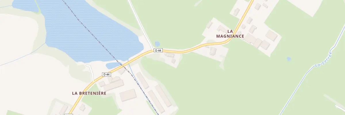 Plan du 1305 Rte de St Vincent à Montret