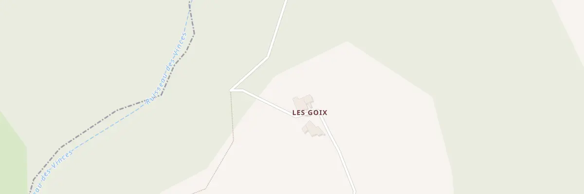 Plan des Goix au Poët-Célard