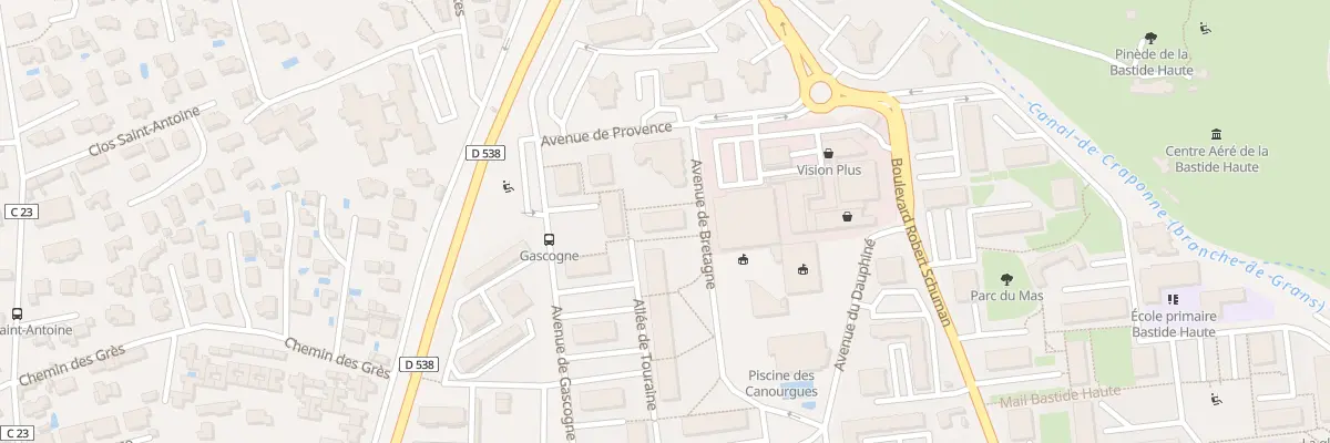 Plan du 19 Rue de Bourgogne à Salon-de-Provence