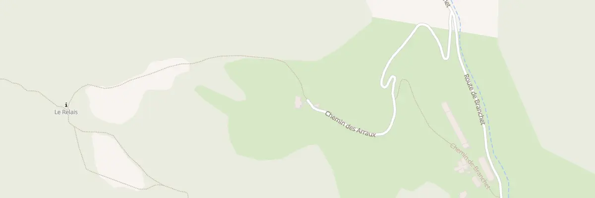 Plan du 555 Che des Arraux à Combovin