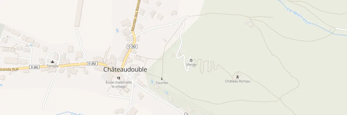 Plan du 285 Che de Laye à Châteaudouble