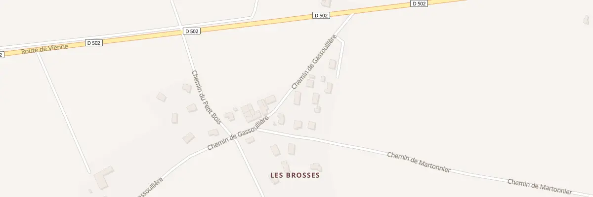 Plan du 185 Chem de Gassoullieres à Royas