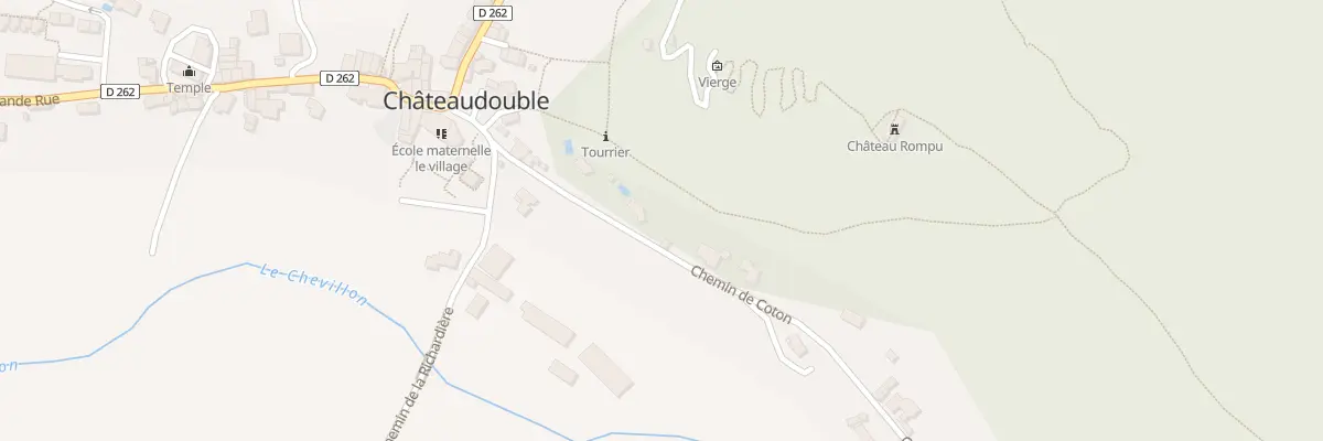 Plan du 9003 Coton à Châteaudouble