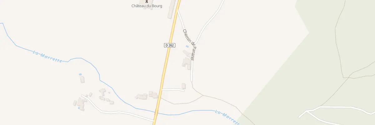 Plan du 160 Che de Panaret à Châteaudouble