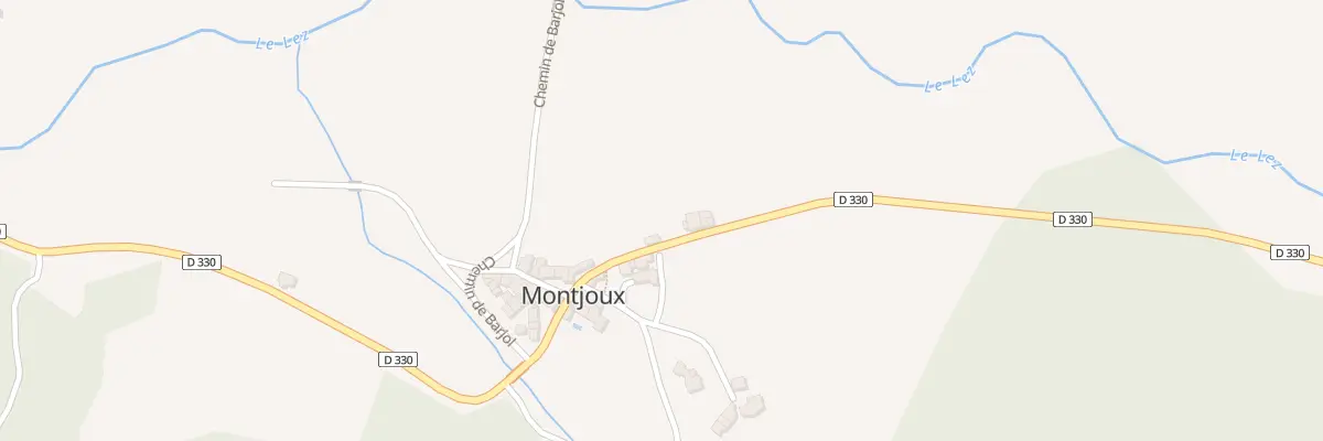 Plan du 1580 Rte Route de Roche St Secret à Montjoux