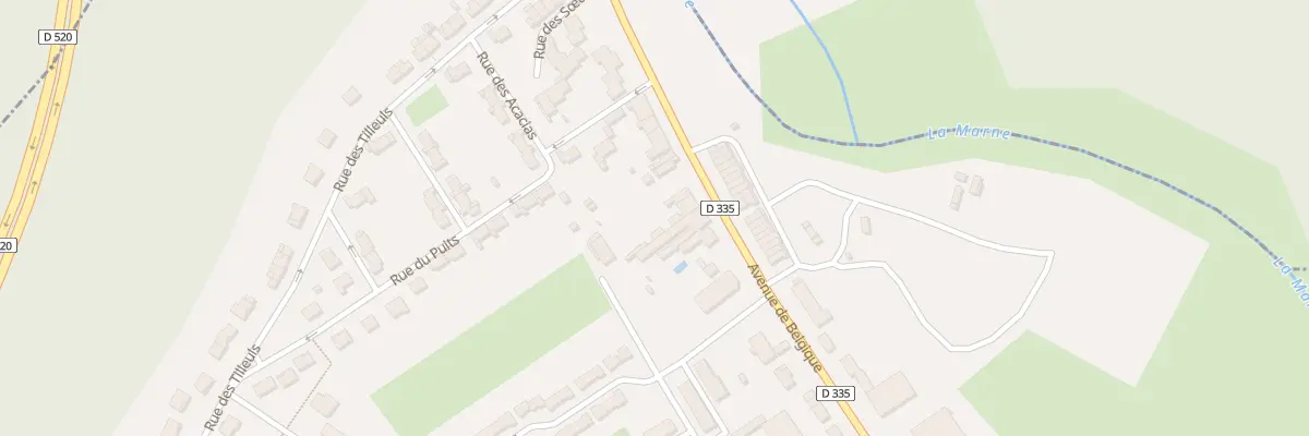 Plan du 32 Av de Belgique à Rachecourt-sur-Marne