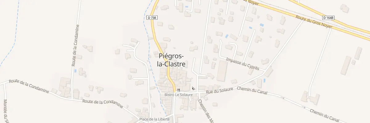 Plan du 5023 Le Village à Piégros-la-Clastre