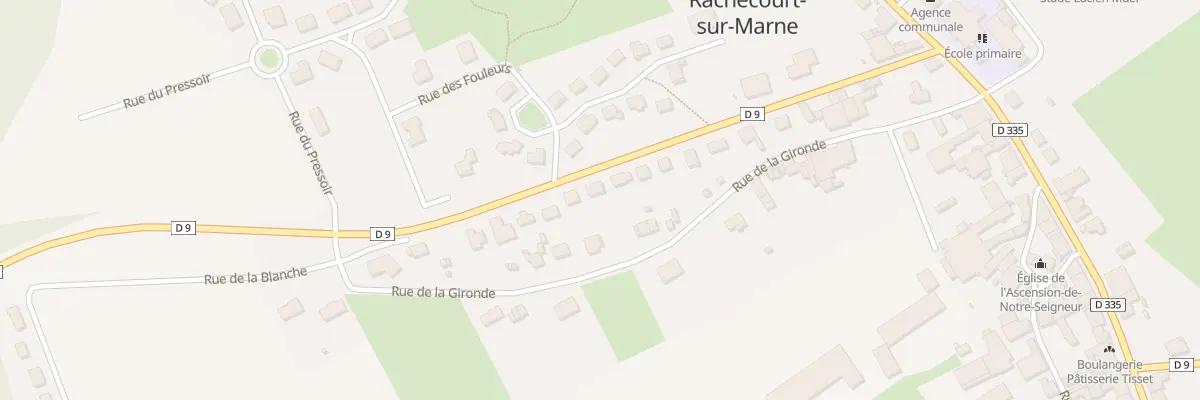 Plan du 25 Av de Wassy à Rachecourt-sur-Marne