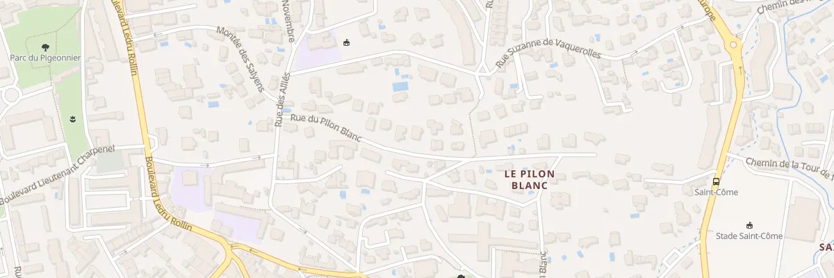 Plan du 9011 Rue du Pilon Blanc à Salon-de-Provence