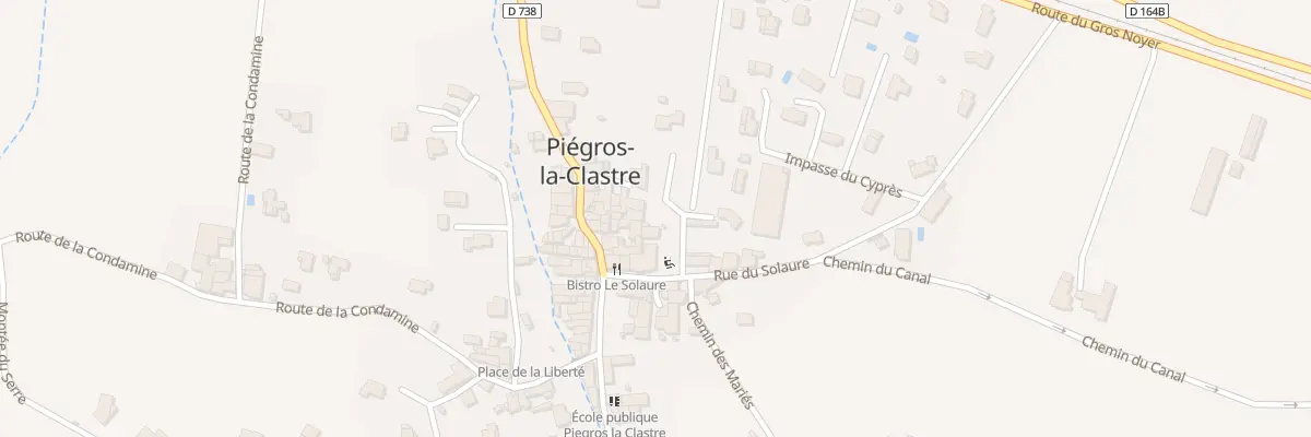 Plan du 5011 Le Village à Piégros-la-Clastre