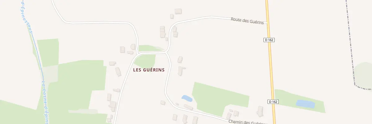 Plan du 1B Che des Guérins à Villegaudin