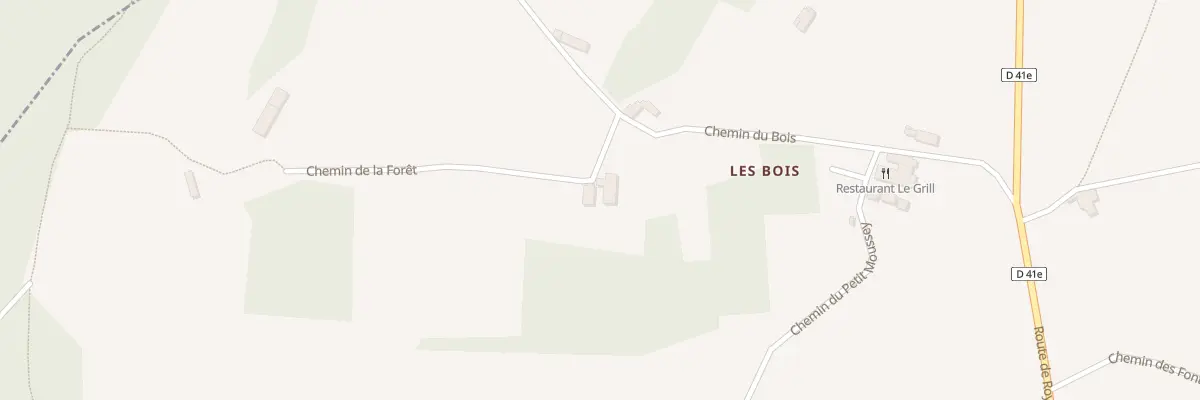 Plan du 9003 Chem du Petit Moussey à Villeneuve-de-Marc