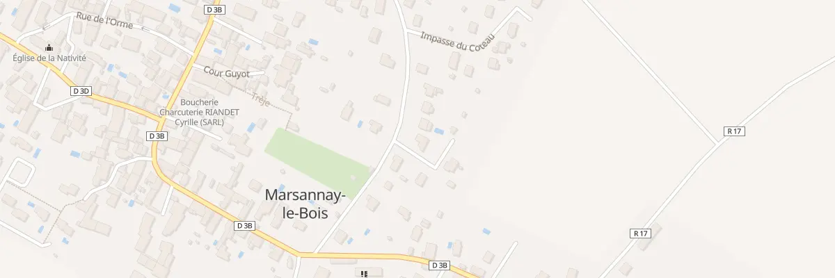 Plan du 9008 Rle au Bailly à Marsannay-le-Bois