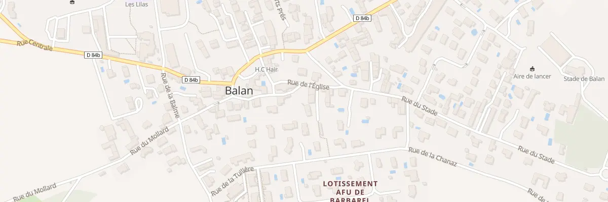 Plan du 19 Rue de Barbarel à Balan
