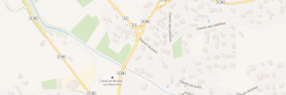 Plan du 5533 Les Sablieres à Mirabel-aux-Baronnies