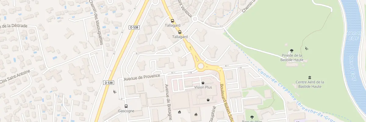 Plan du 66 Av de Provence à Salon-de-Provence
