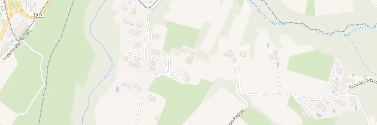 Plan du 100 Che des Chênes Verts à Saint-Marcellin-lès-Vaison