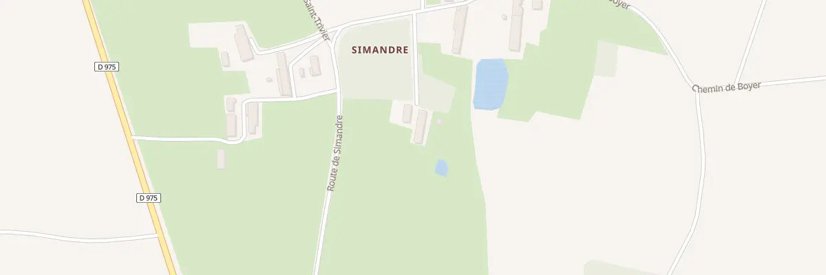 Plan du 718 Rte de Simandre à Mantenay-Montlin