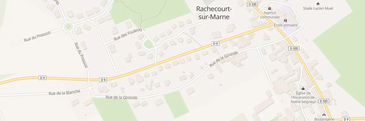 Plan du 21 Av de Wassy à Rachecourt-sur-Marne