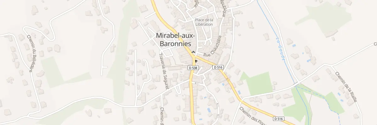 Plan du 5013 Av de la Résistance à Mirabel-aux-Baronnies