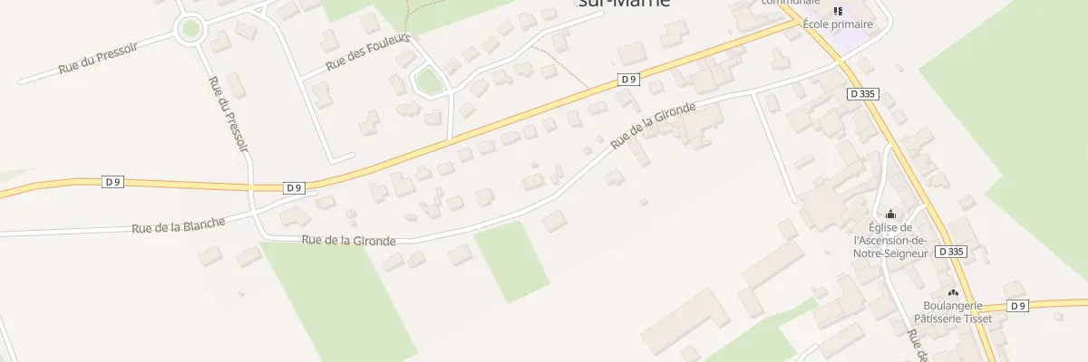 Plan du 18 Rue de la Gironde à Rachecourt-sur-Marne