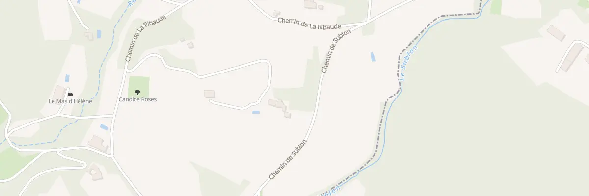 Plan du 5056 La Ribaude à Crestet