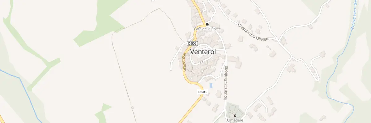 Plan du 5037 Grand Rue à Venterol