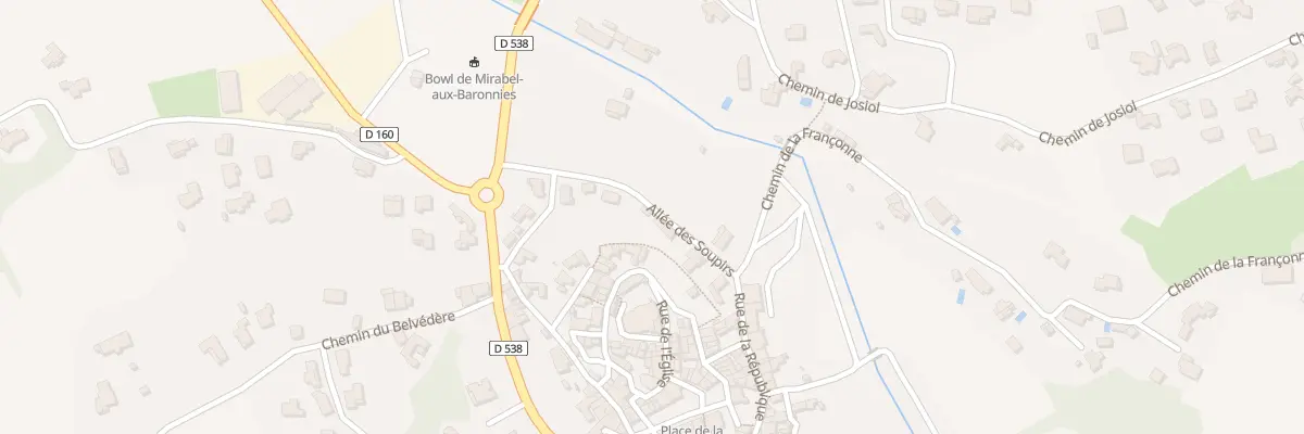 Plan du 5850 Le Bourg à Mirabel-aux-Baronnies