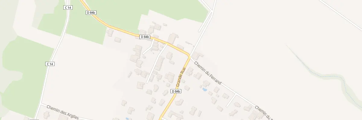 Plan du 843 Grande Rue à Bressolles