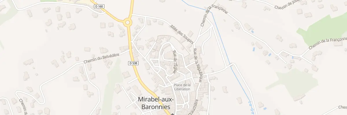 Plan du 5195 Rue de l’Église à Mirabel-aux-Baronnies
