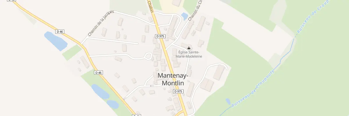 Plan du 5078 Au Bourg à Mantenay-Montlin