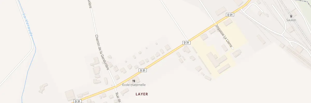 Plan du 47 Av de la Gare à Saulon-la-Chapelle