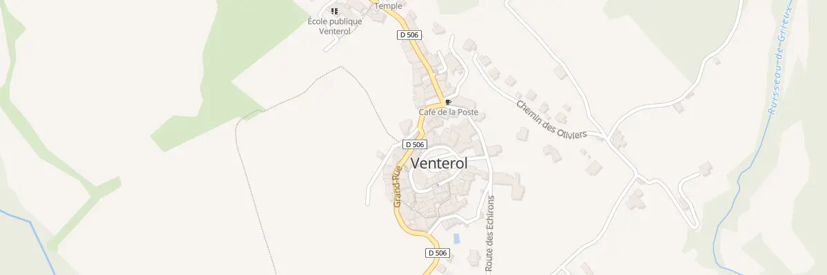 Plan du 5015 Grand Rue à Venterol