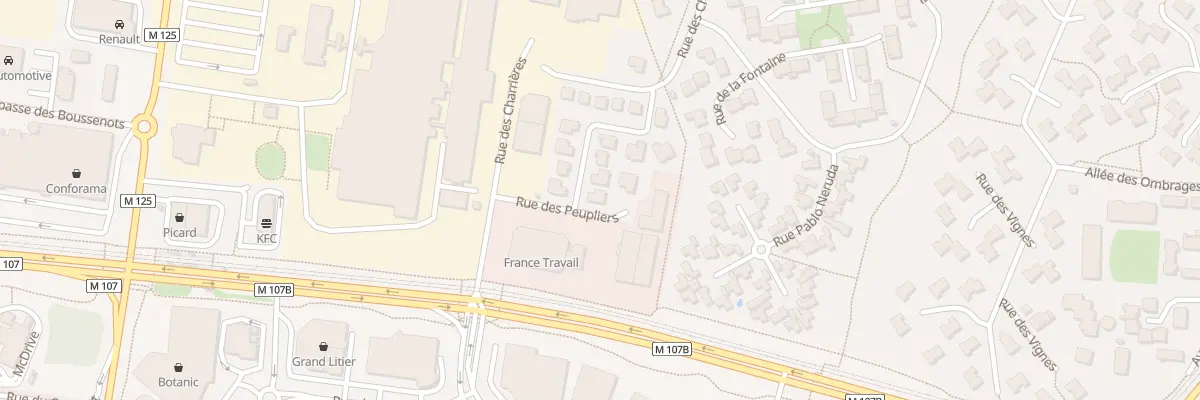 Plan du 6 Rue des Peupliers à Quetigny