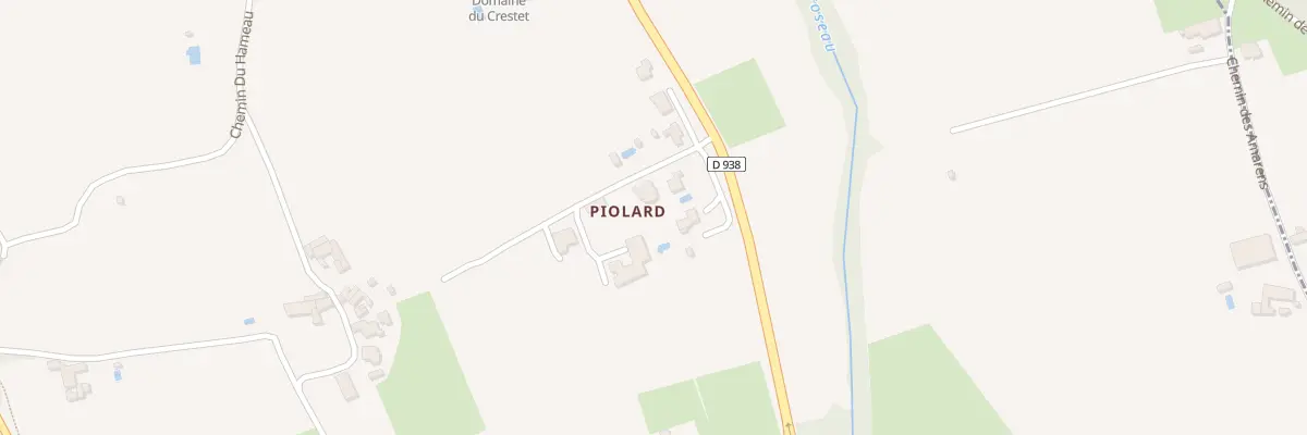 Plan du 5228 Piolard à Crestet