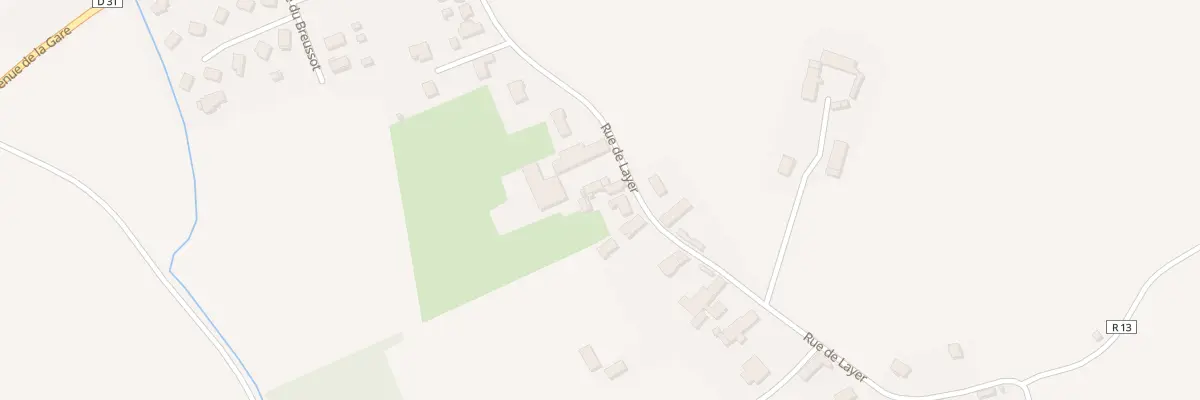 Plan du 32 Rue de Layer à Saulon-la-Chapelle