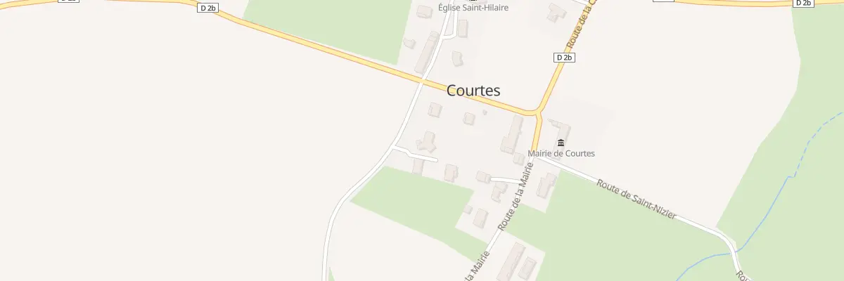 Plan du 103 Rte de la Grange Baron à Courtes