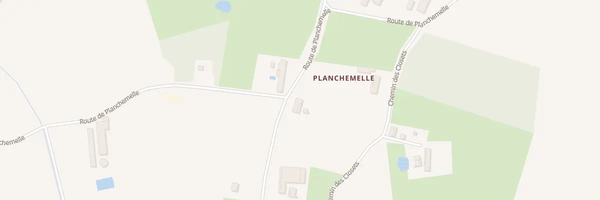 Plan du 964 Rte de Planchemelle à Curtafond