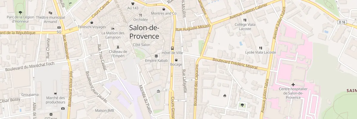 Plan du 68 Rue Lafayette à Salon-de-Provence