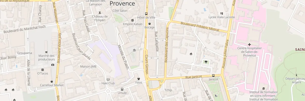 Plan du 160 Rue Lafayette à Salon-de-Provence