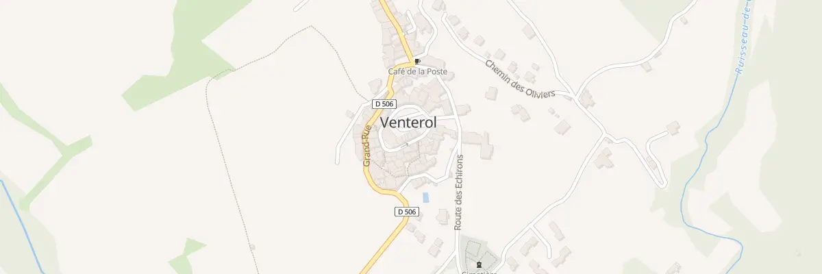 Plan du 5051 Rue du Goulet à Venterol
