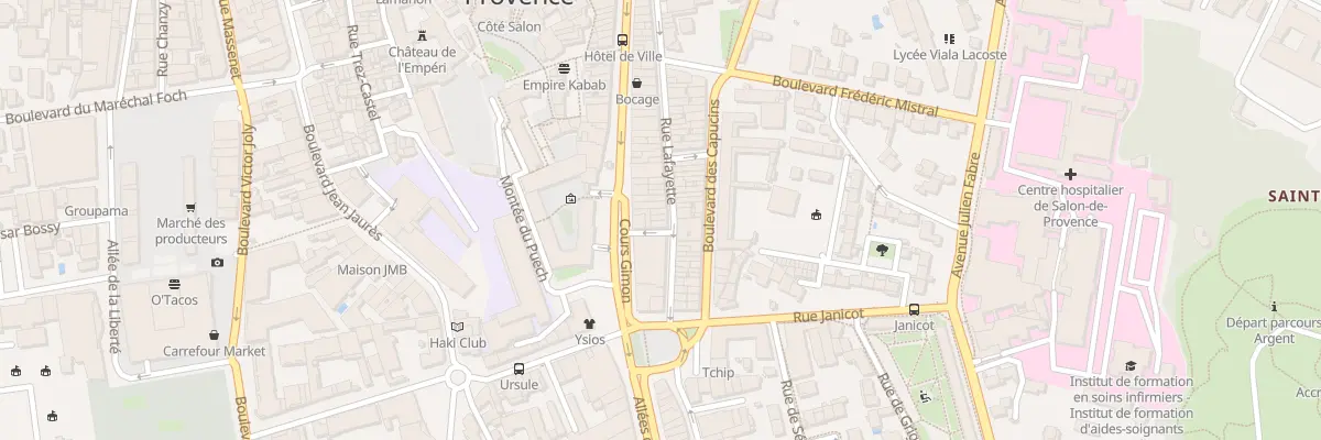 Plan du 176 Rue Lafayette à Salon-de-Provence