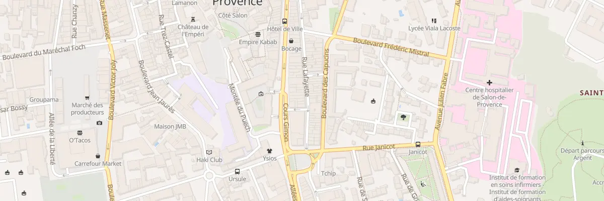 Plan du 170 Rue Lafayette à Salon-de-Provence