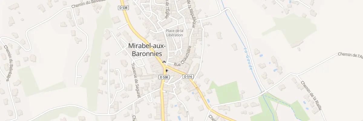 Plan du 5123 Rue de la République à Mirabel-aux-Baronnies