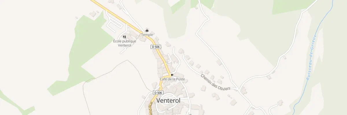Plan du 5224 Le Village à Venterol
