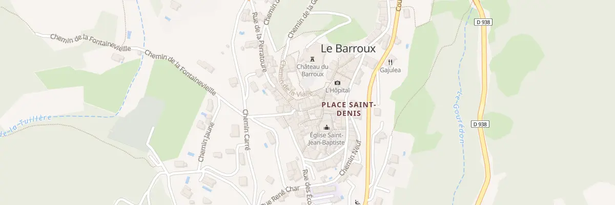 Plan du 39 Che du Barry au Barroux