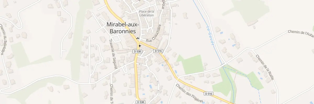 Plan du 5100 Rue de la Piegonnesse à Mirabel-aux-Baronnies