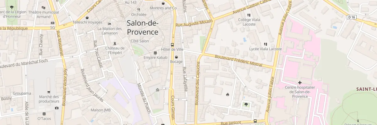 Plan du 89 Rue Lafayette à Salon-de-Provence