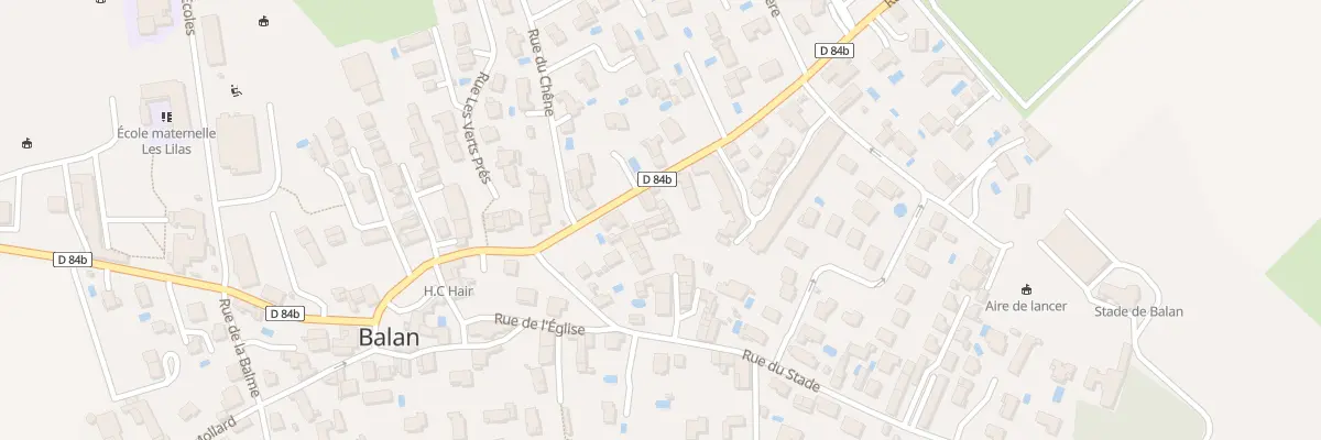 Plan du 580 Rue Centrale à Balan
