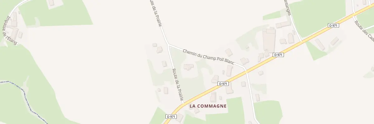 Plan du 147 Che du Champ Poil Blanc à Bantanges